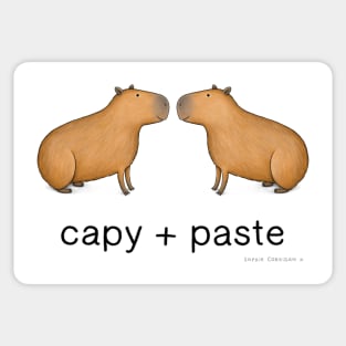 Capy + Paste Sticker